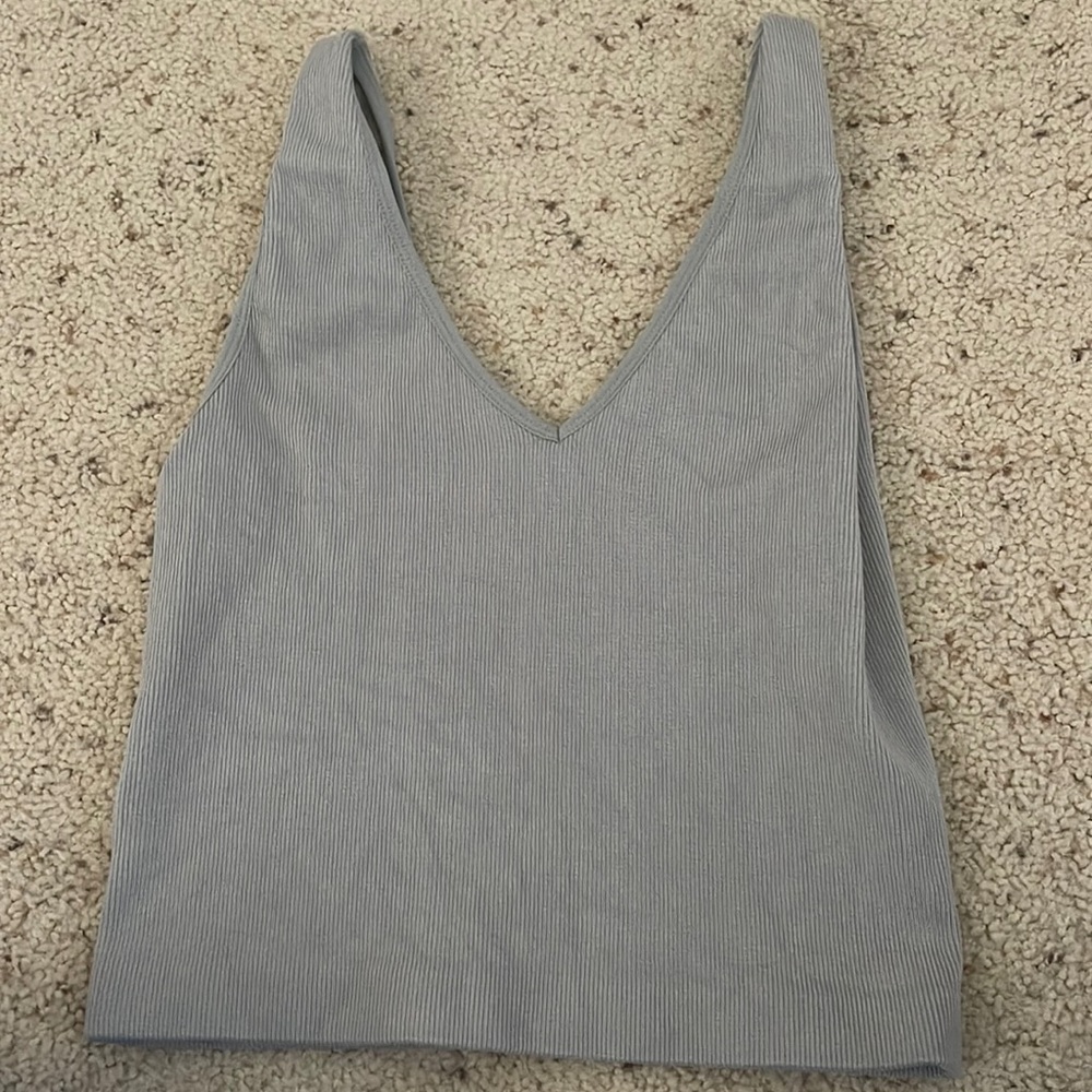 grey tank top size M